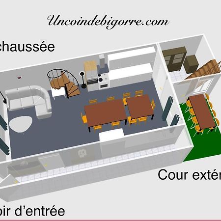 Belle maison de village  Tournay Extérieur photo